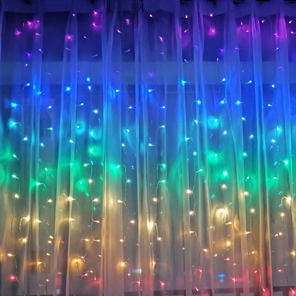 Window Curtain String Light - 3mx2m