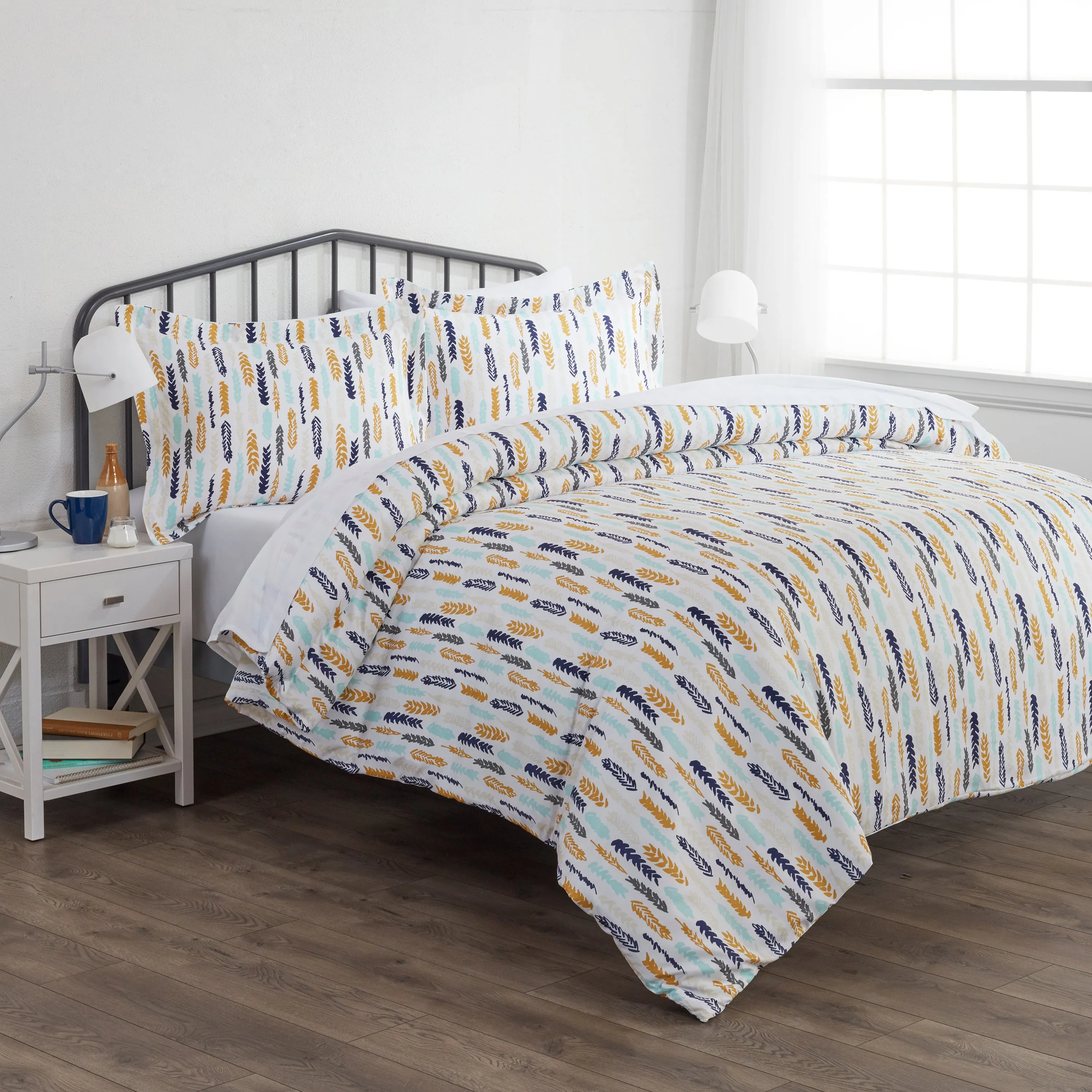 Wings Pattern 3-Piece Duvet Cover Set