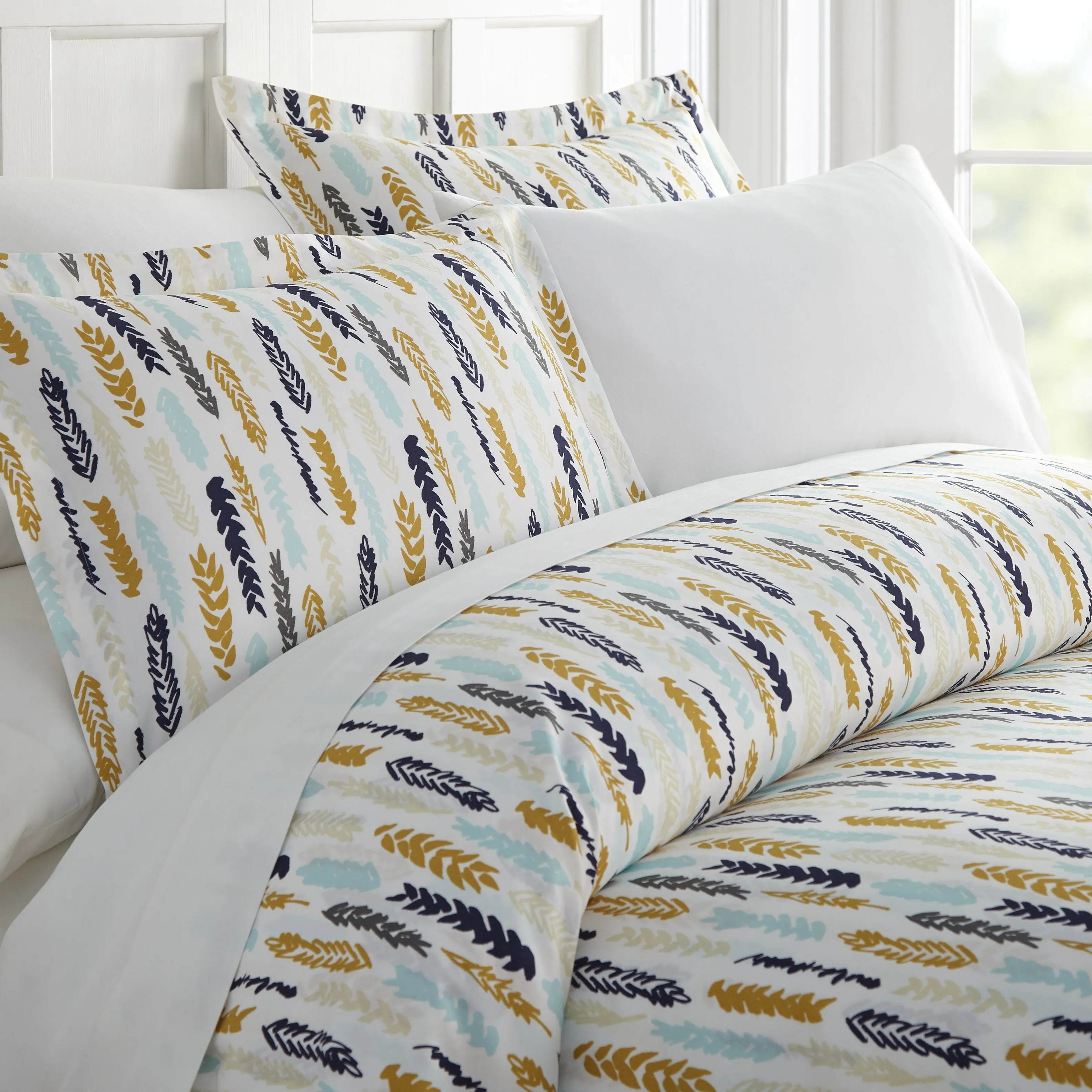 Wings Pattern 3-Piece Duvet Cover Set