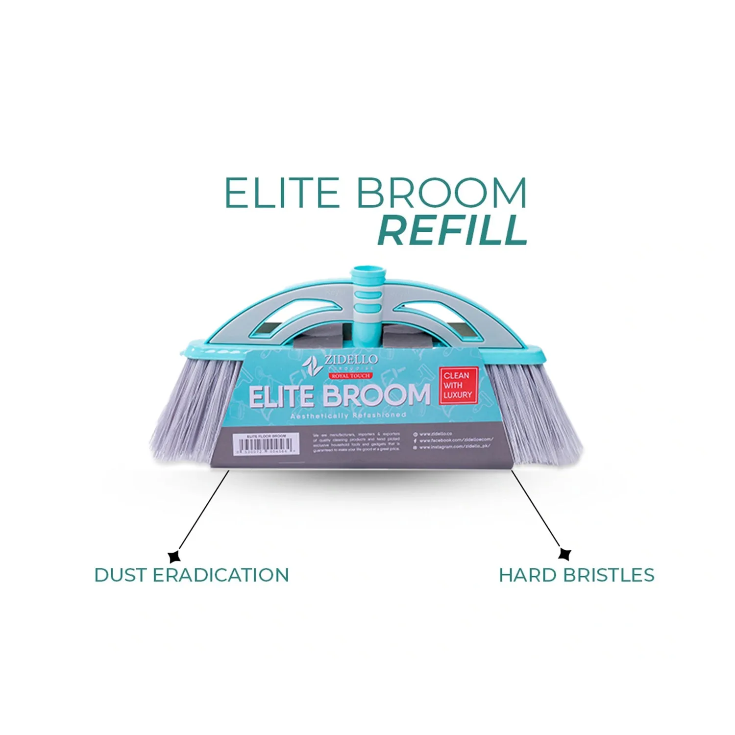 Zidello Elite Broom - Refill Head only