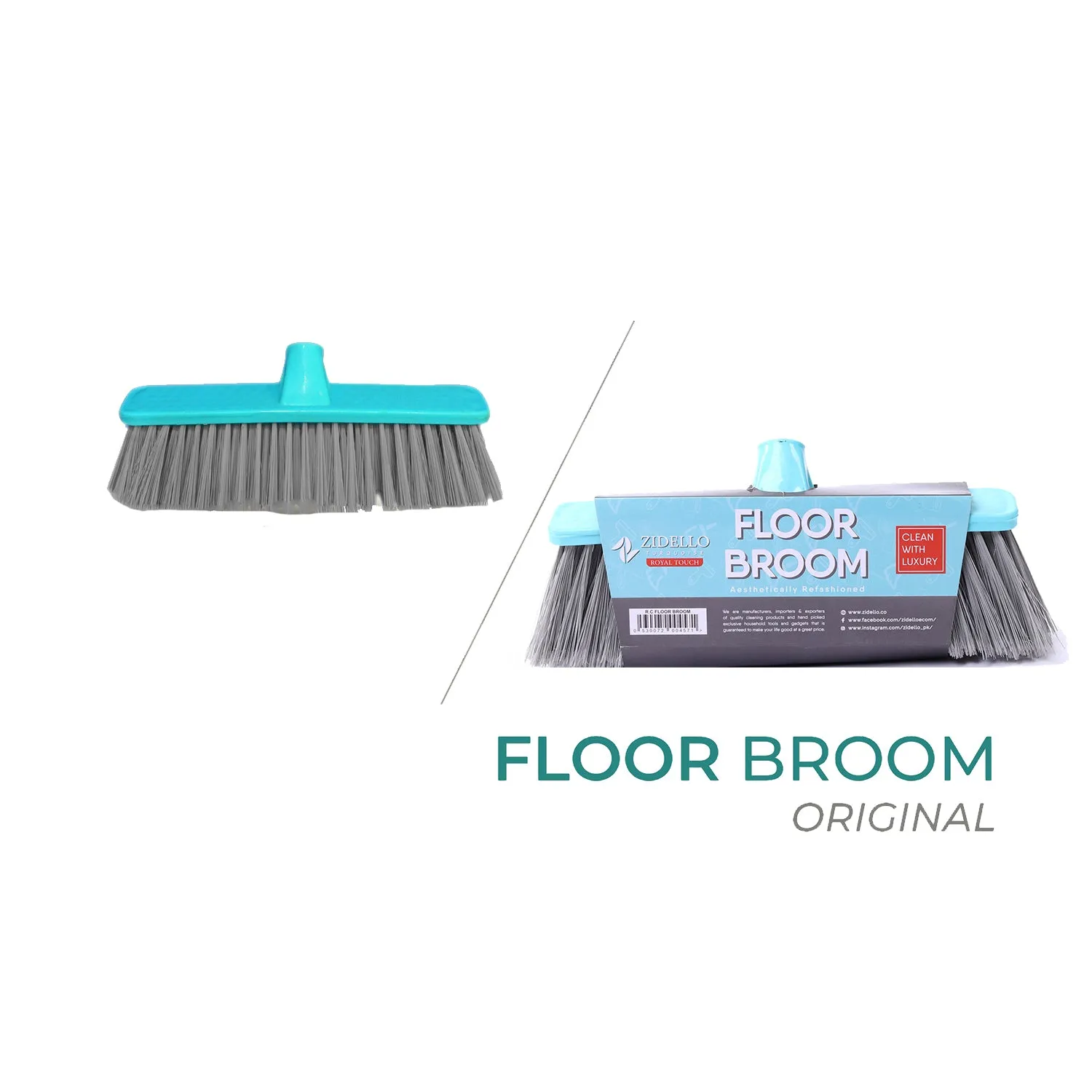 Zidello Floor Broom - Refill Head only