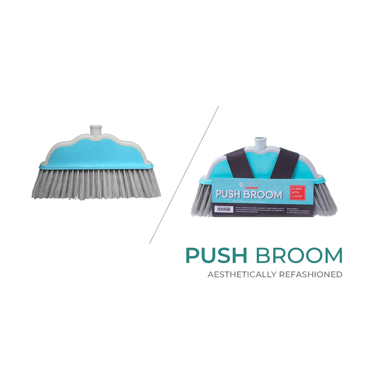 Zidello Floor Broom Refills - All Refill Heads